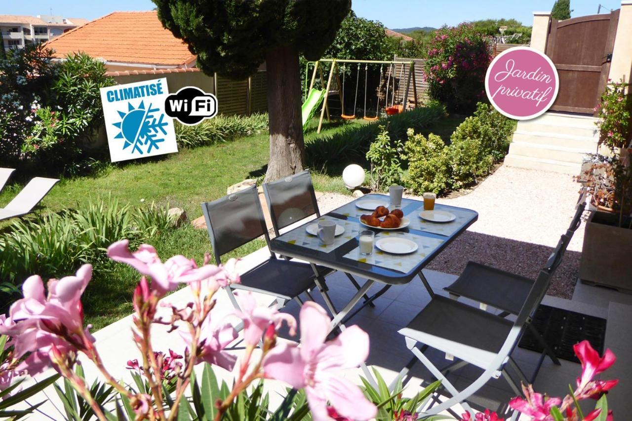 Bas De Villa Jardin Plein Sud Proche Mer Clim-Wifi Сен-Мандри-сюр-Мер Екстериор снимка